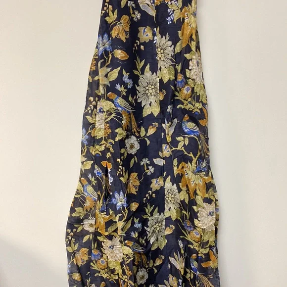 SIR the label Floral Dress in Navy and Yellow - Picture 9 of 14
